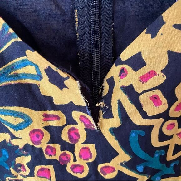 Cleobella Solange midi dress Matisse print black yellow cotton Revolve As Is - Picture 9 of 16